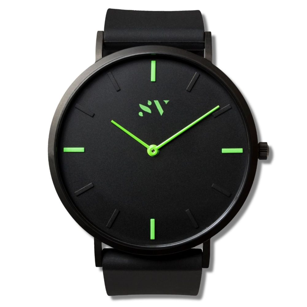 SV Matte Black/Lime Green Watch