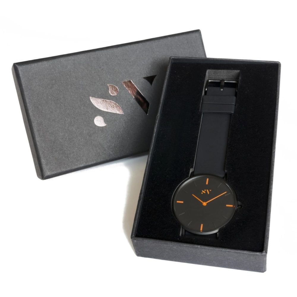 SV Matte Black/Fire Orange Watch - Image 7