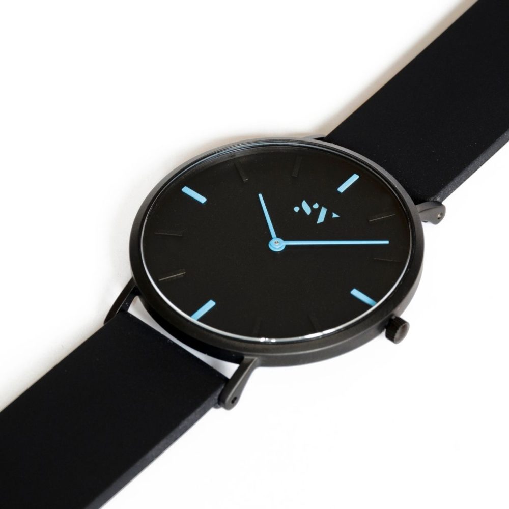 SV Matte Black/Aqua Blue Watch - Image 3