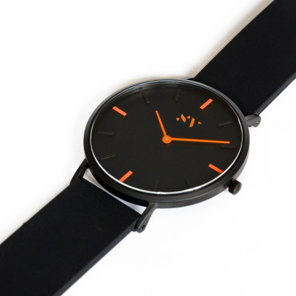 SV Matte Black/Fire Orange Watch - Image 3