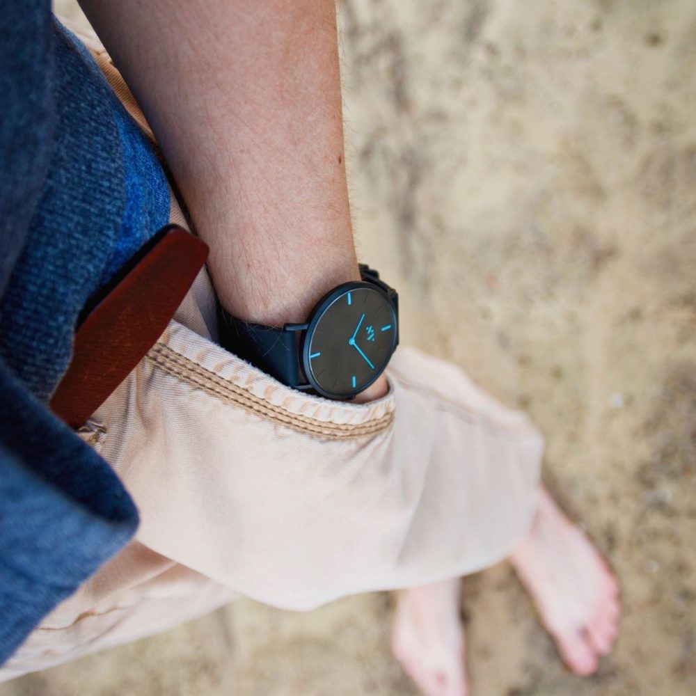 SV Matte Black/Aqua Blue Watch - Image 9