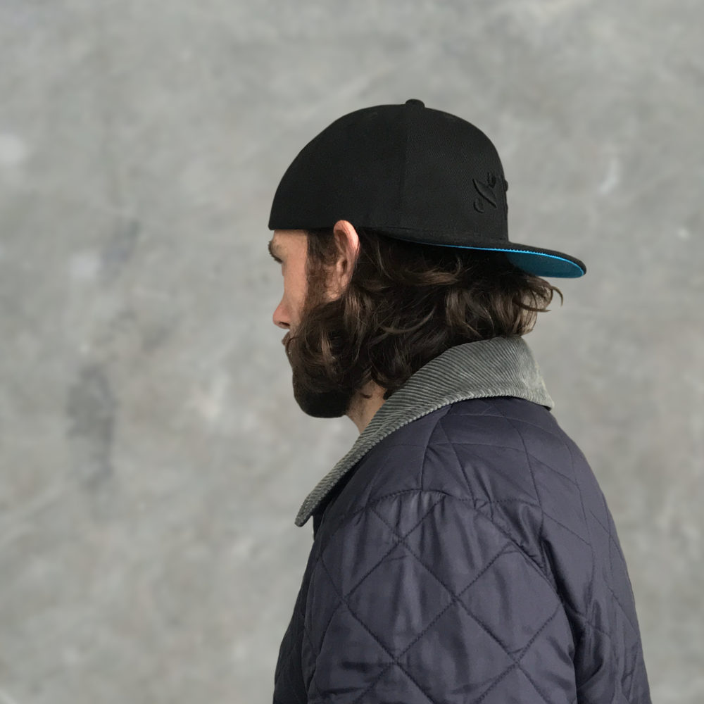 SV Black/Aqua Blue Snapback - Image 9