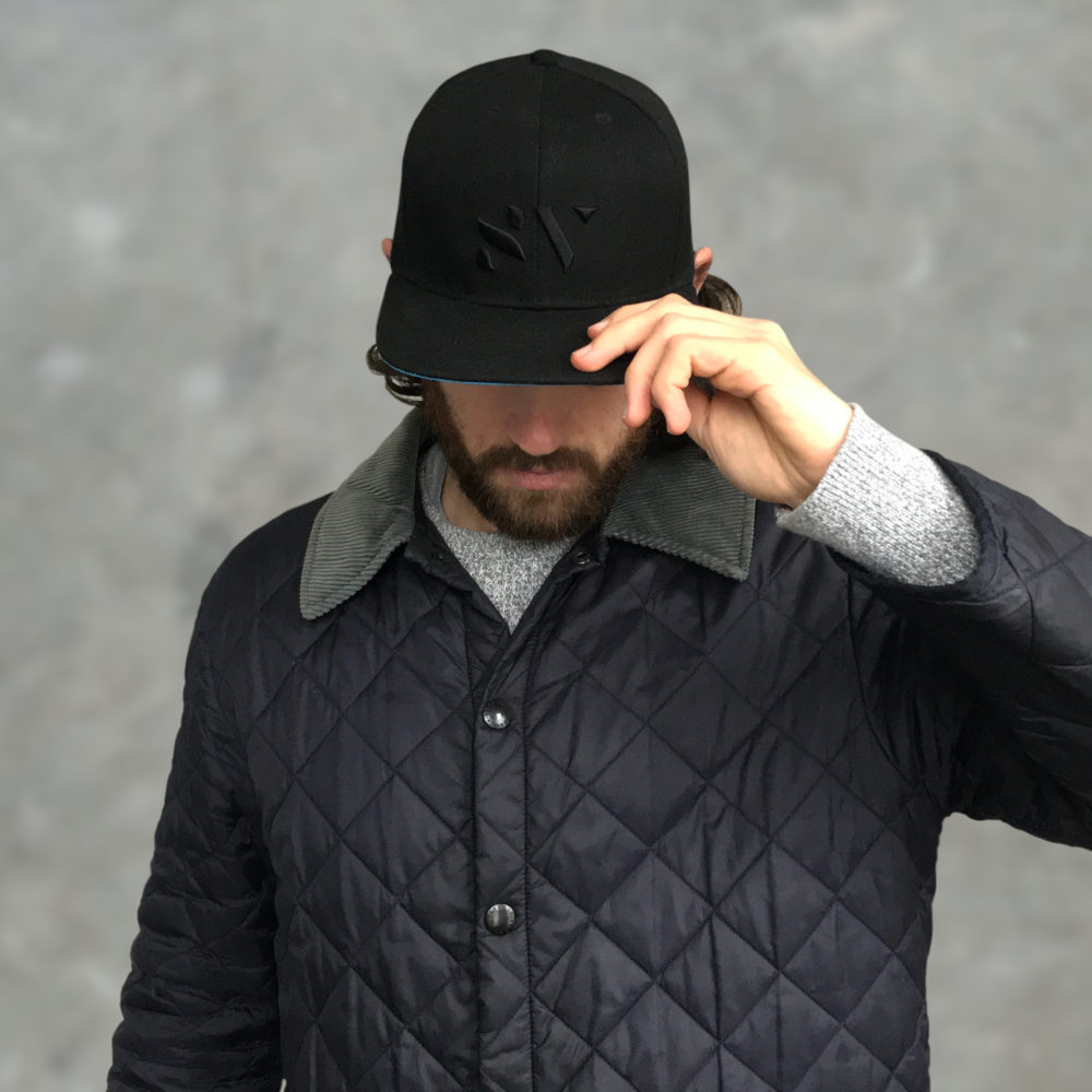 SV Black/Aqua Blue Snapback - Image 8