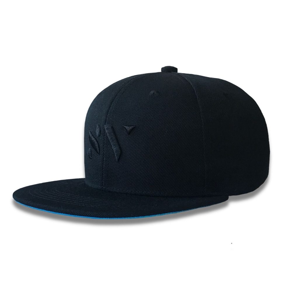 SV Black/Aqua Blue Snapback - Image 4