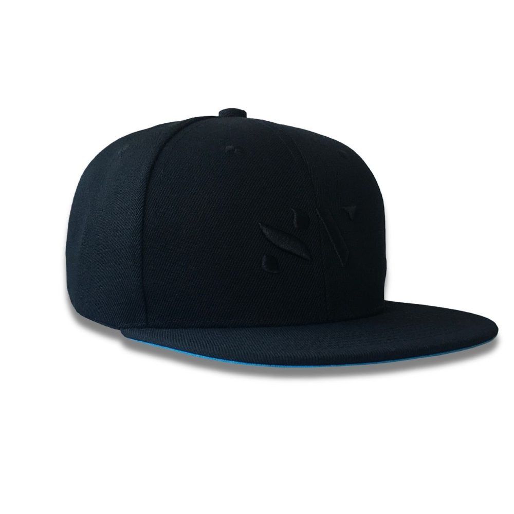 SV Black/Aqua Blue Snapback - Image 5