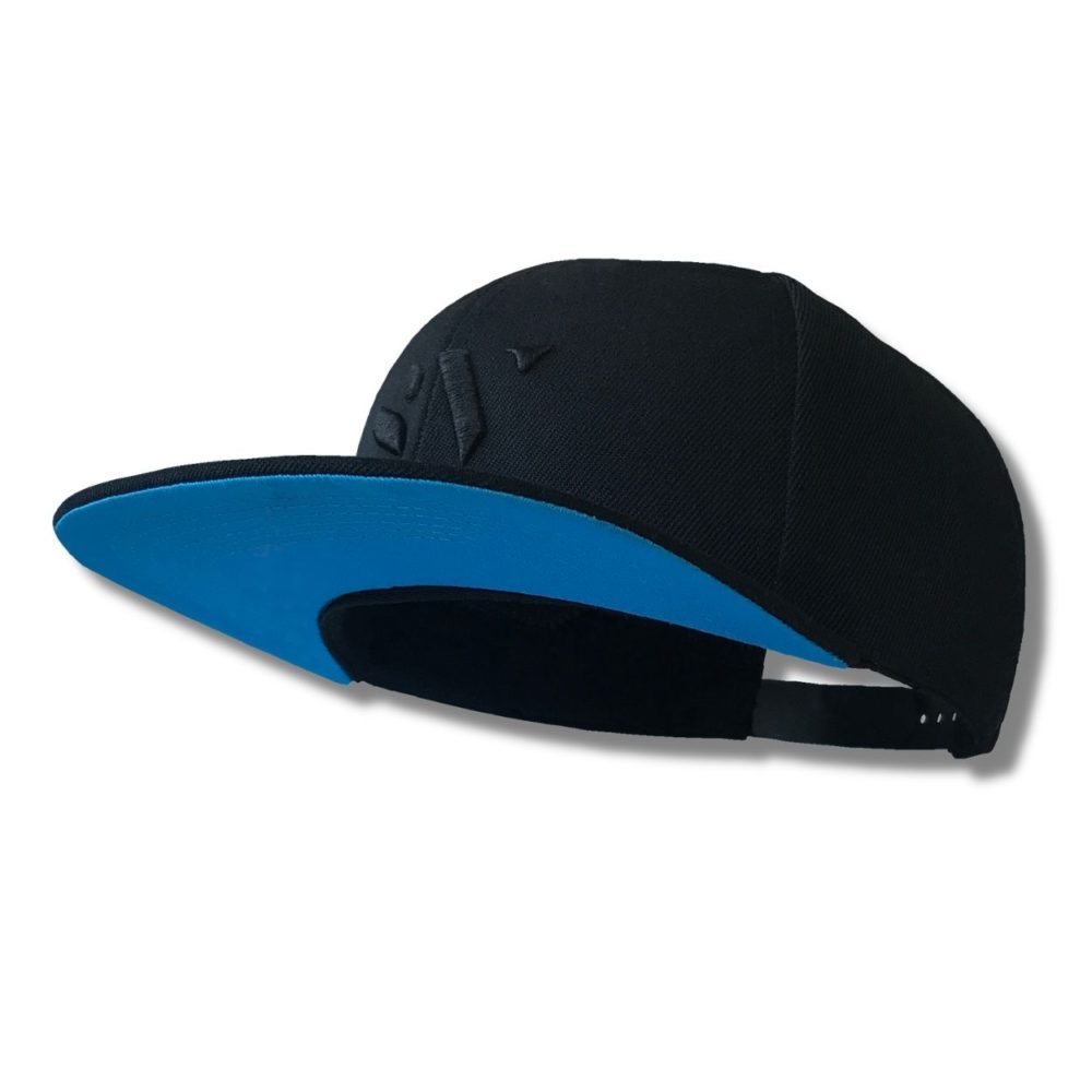 SV Black/Aqua Blue Snapback