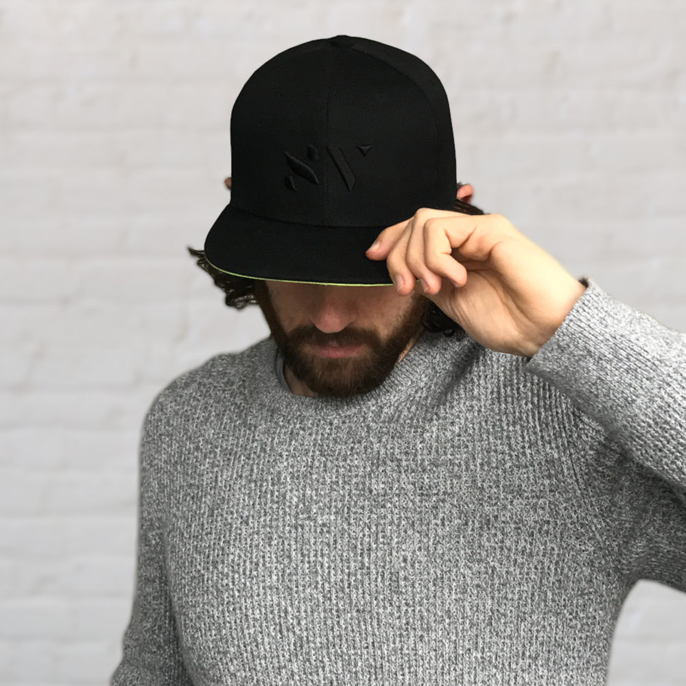 SV Black/Lime Green Snapback - Image 8